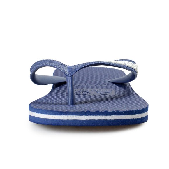 Philipp Plein Men\'s Navy Blue/Navy Blue Rubber Logo Print Flip Flops Shoes main image 8